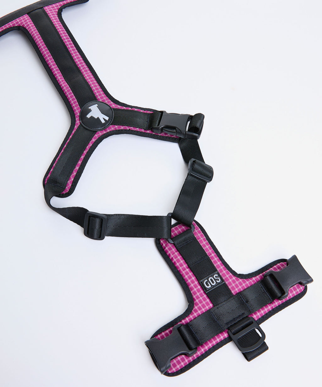 Arnés grid rosa