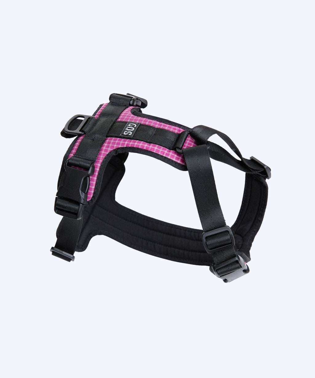 Arnés grid rosa